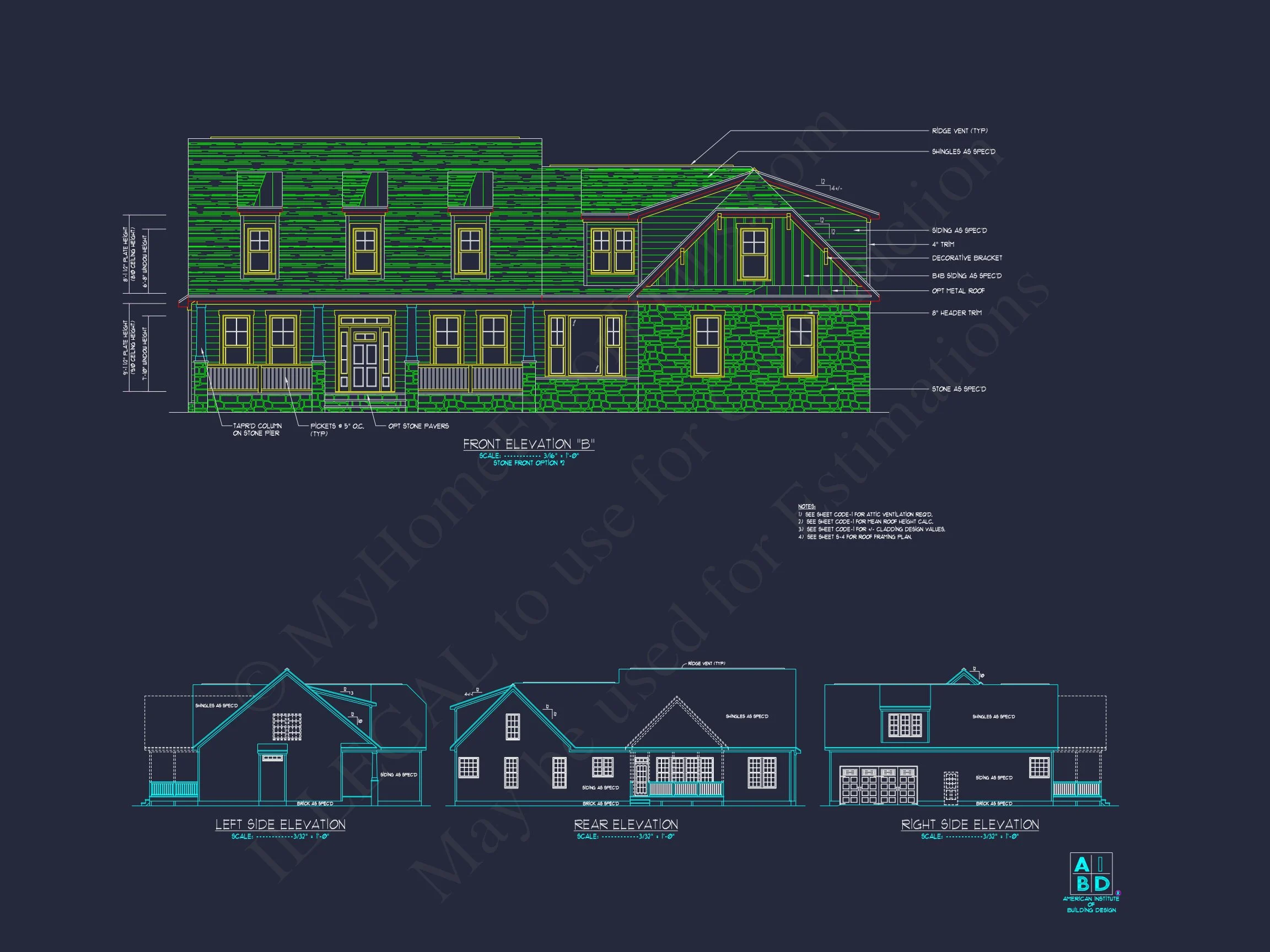 10-1642 HOUSE PLAN - Customizable House Plan with 2 Floors & Colonial Farmhouse Design 7 Customizable house Plan with 2 Floors & Colonial Farmhouse Design