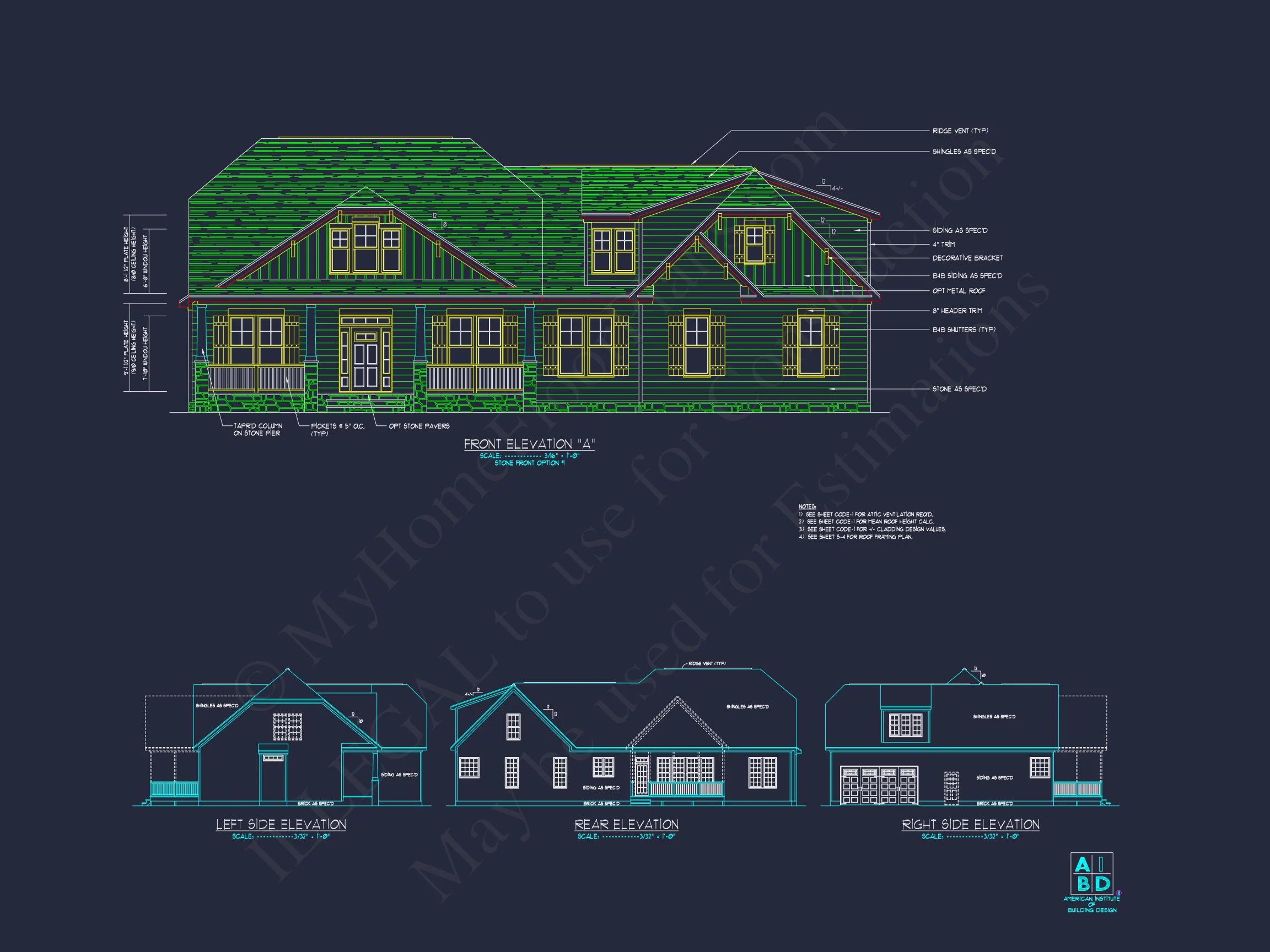10-1642 HOUSE PLAN - Customizable House Plan with 2 Floors & Colonial Farmhouse Design 6 Customizable house Plan with 2 Floors & Colonial Farmhouse Design