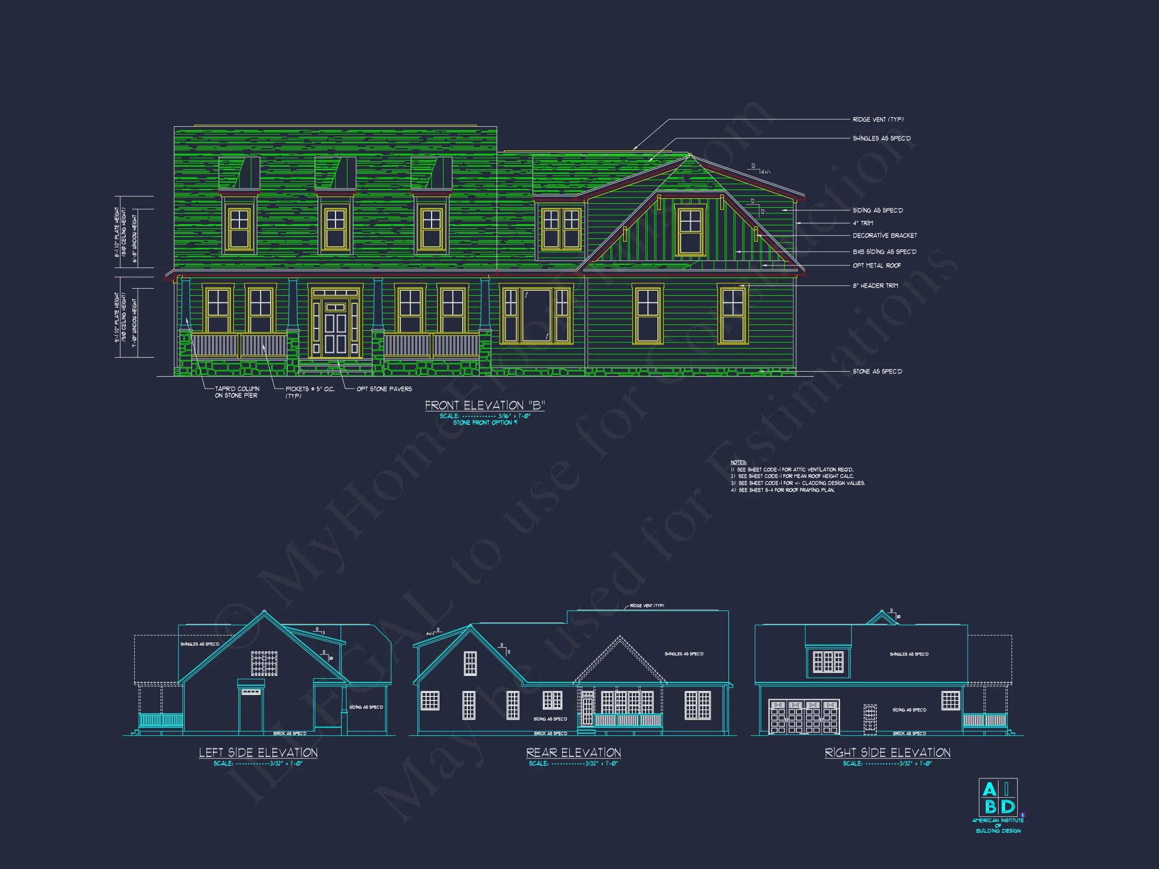 10-1642 HOUSE PLAN - Customizable House Plan with 2 Floors & Colonial Farmhouse Design 5 Customizable house Plan with 2 Floors & Colonial Farmhouse Design