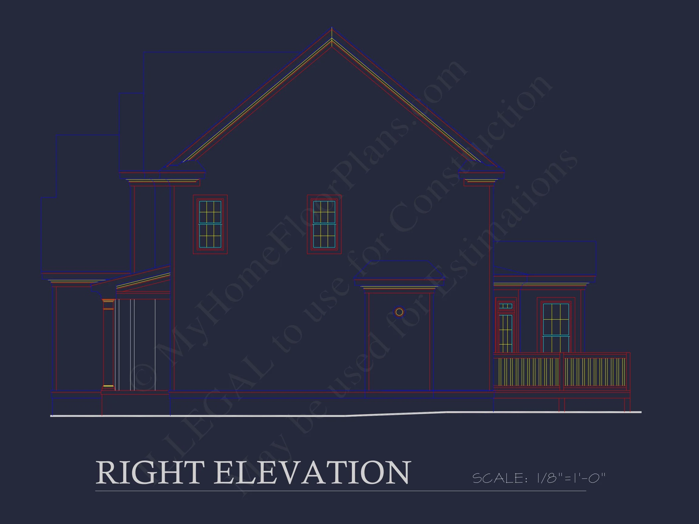 10-1635 HOUSE PLAN - Traditional 3-Bedroom House Plan with 2-Car Garage | 2273 Sq Ft 5 2273 Sq Ft
