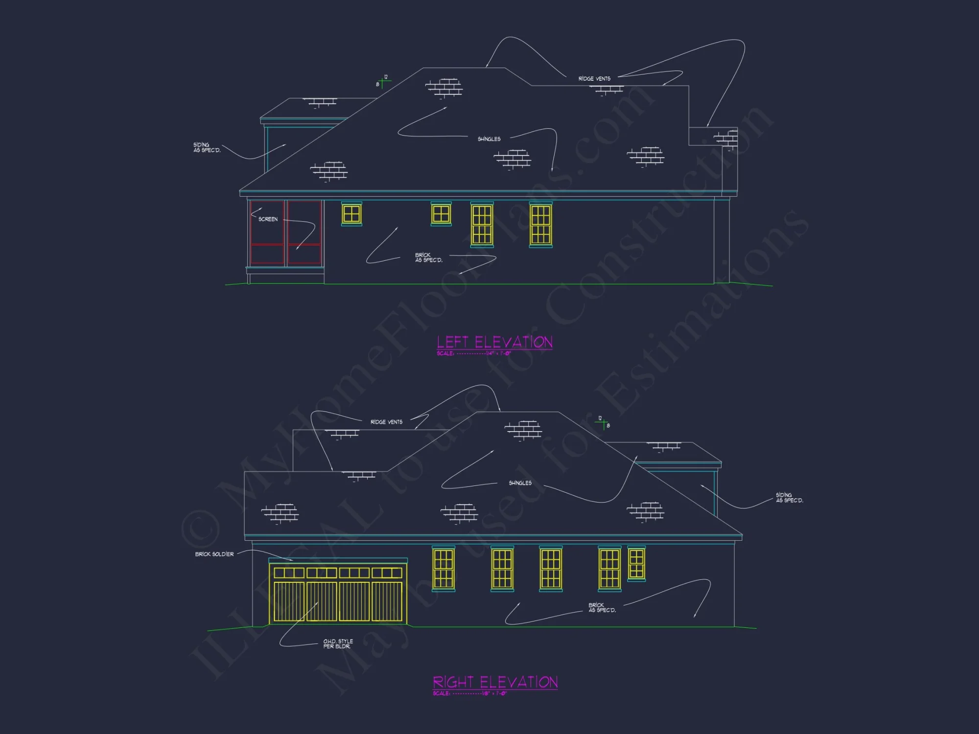 Custom house Plan with Detailed Blueprints and CAD Designs