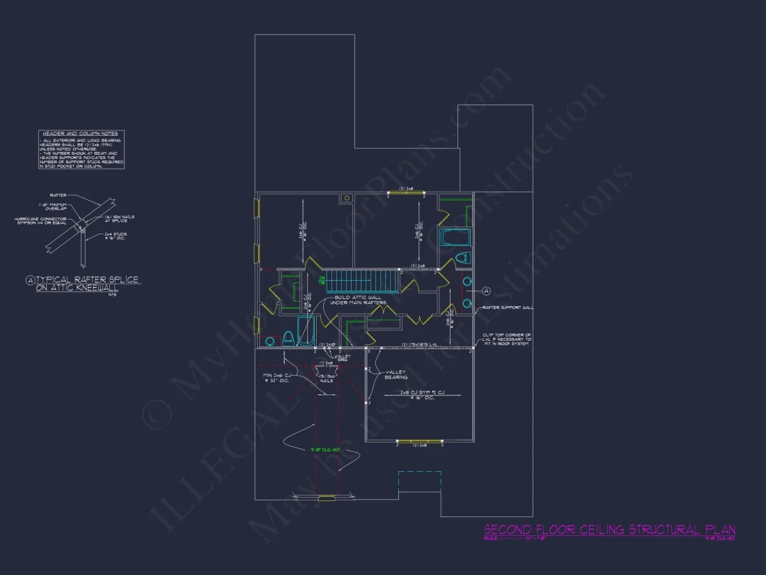 Elegant house Design Blueprint with 4 Bedrooms & 2-Car Garage