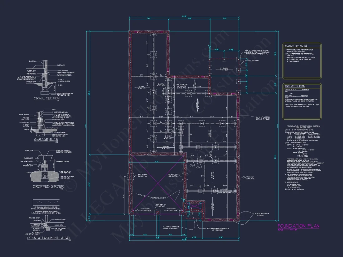 Elegant house Design Blueprint with 4 Bedrooms & 2-Car Garage