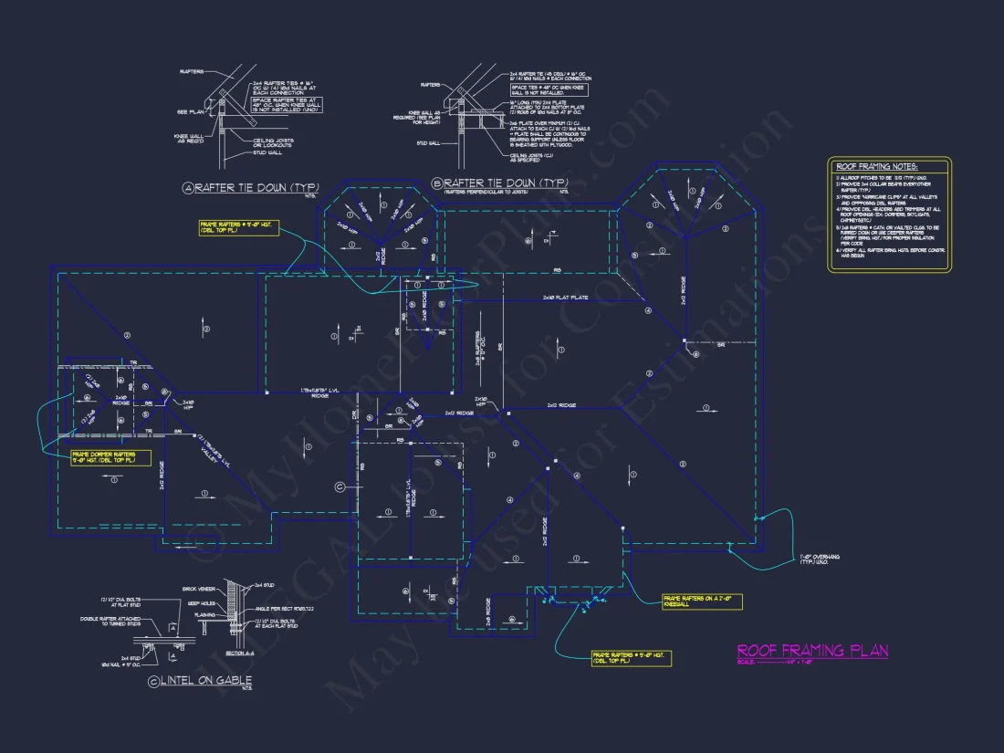 Custom house Plan with Spacious 1.5 Story Floor Plan Design