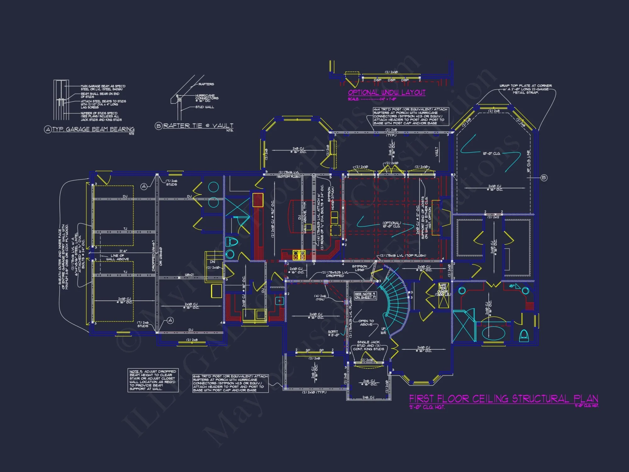 Custom house Plan with Spacious 1.5 Story Floor Plan Design