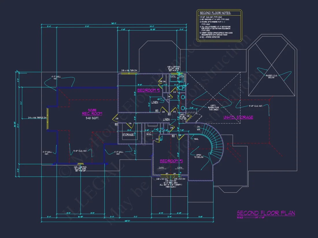 Custom house Plan with Spacious 1.5 Story Floor Plan Design