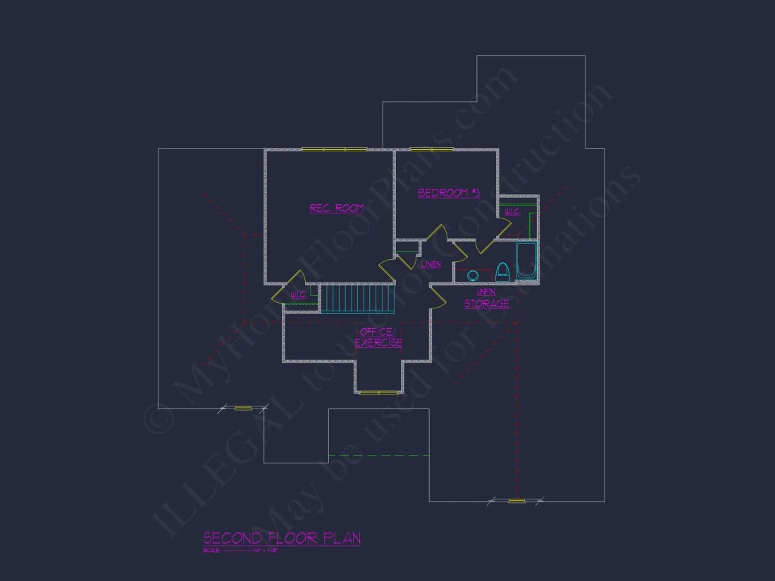 Customizable house Floor Plan with CAD Designs and Blueprint