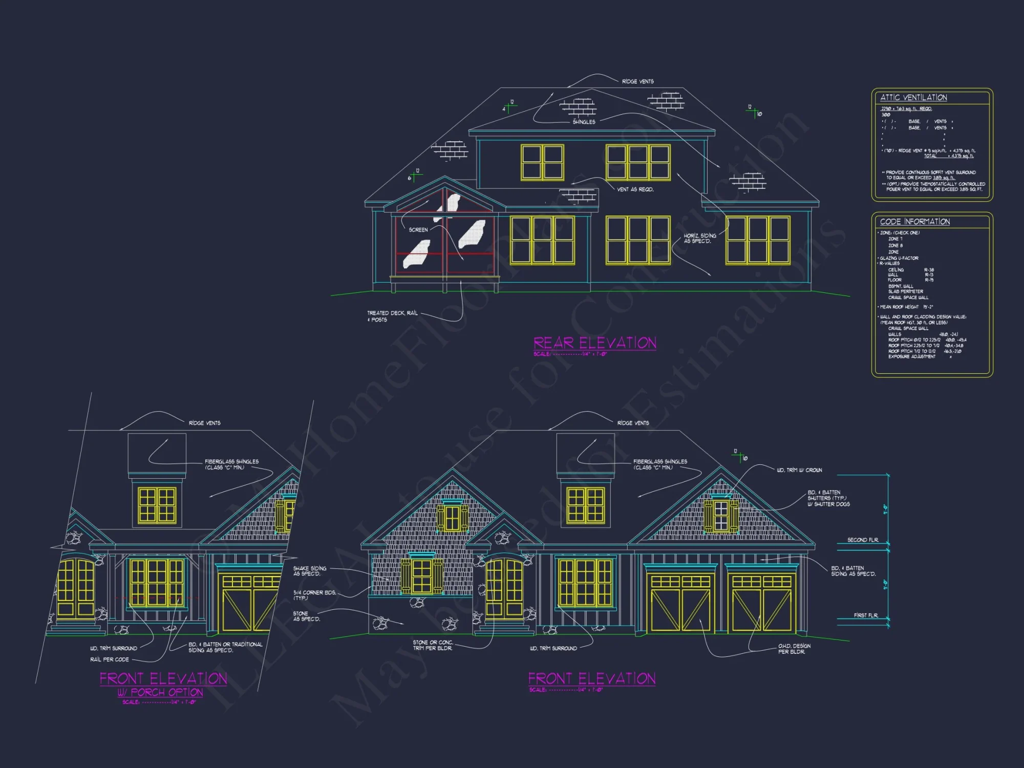 Customizable house Floor Plan with CAD Designs and Blueprint