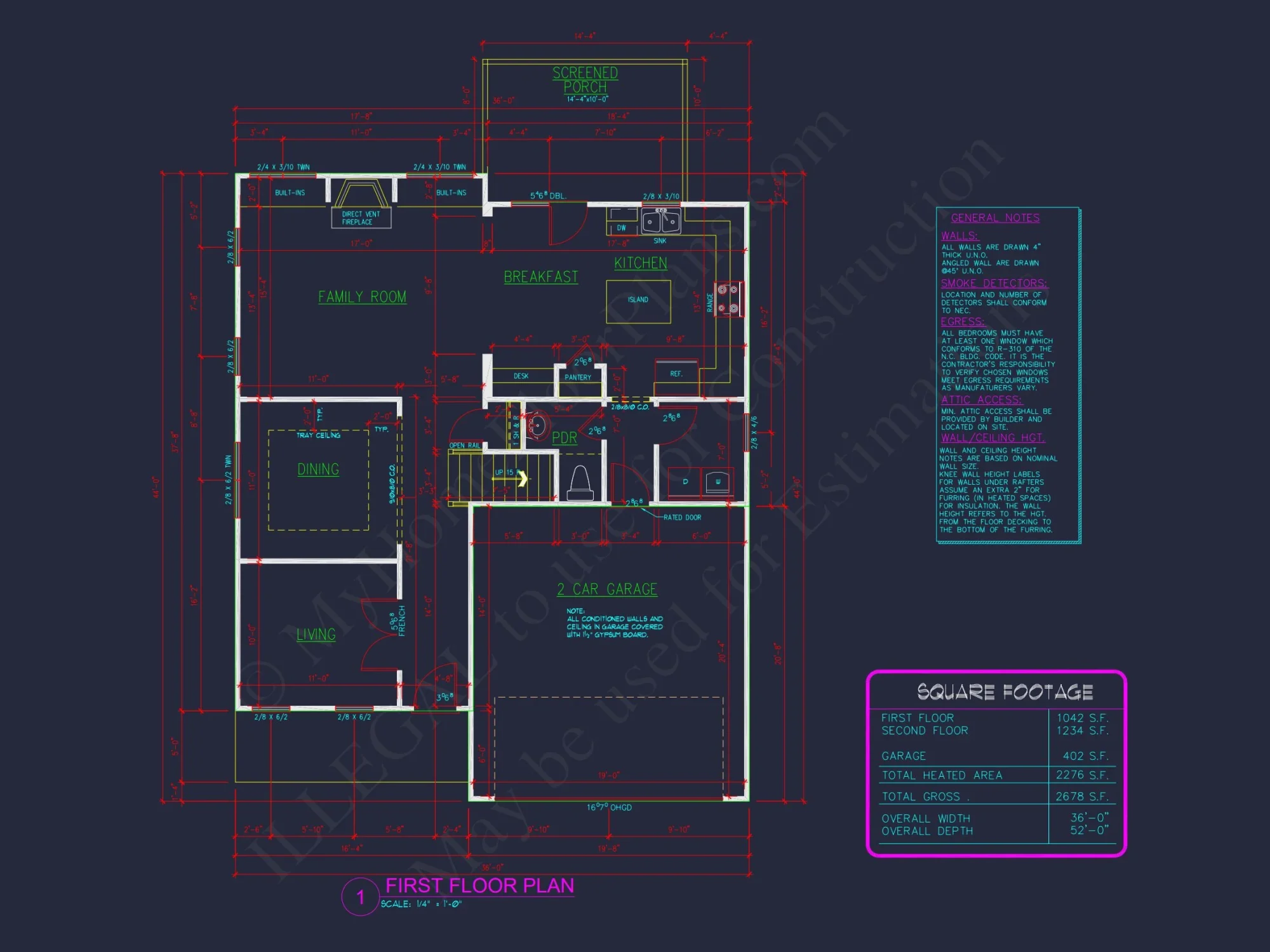 Architectural Floor Plan Designs