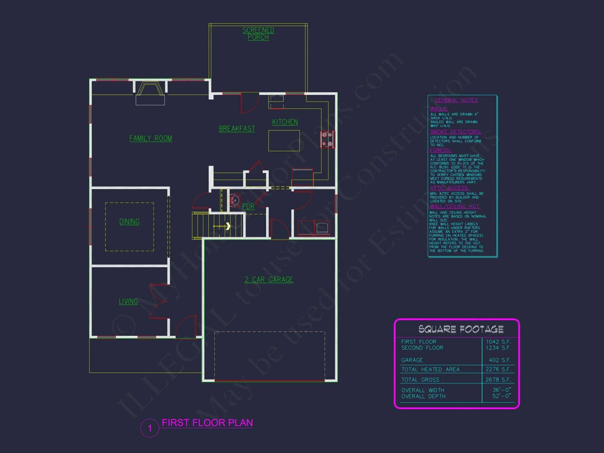 Architectural Floor Plan Designs