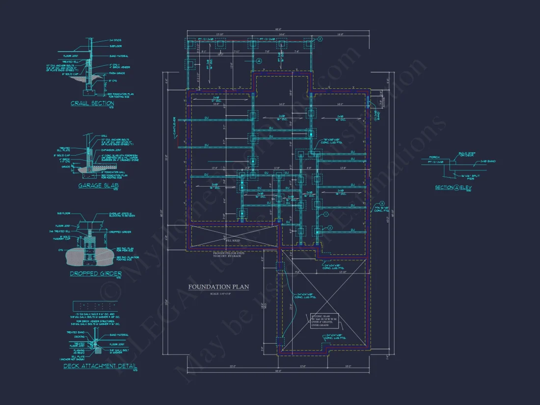 Elegant house Plan with Detailed Blueprint for Designers and Builders