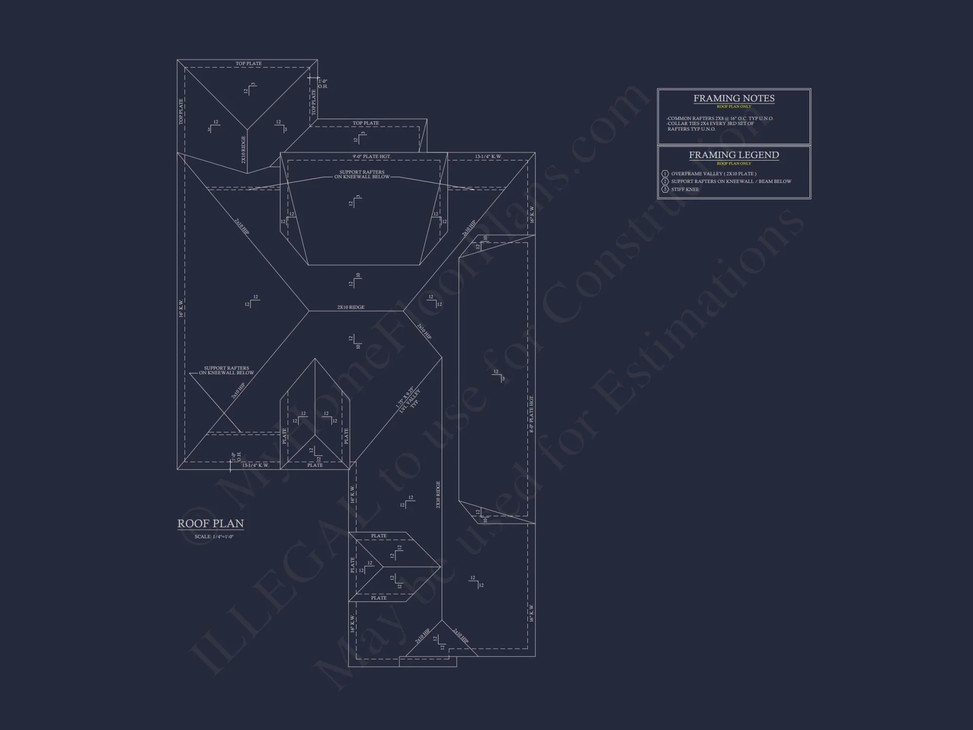 Elegant house Plan with Detailed Blueprint for Designers and Builders