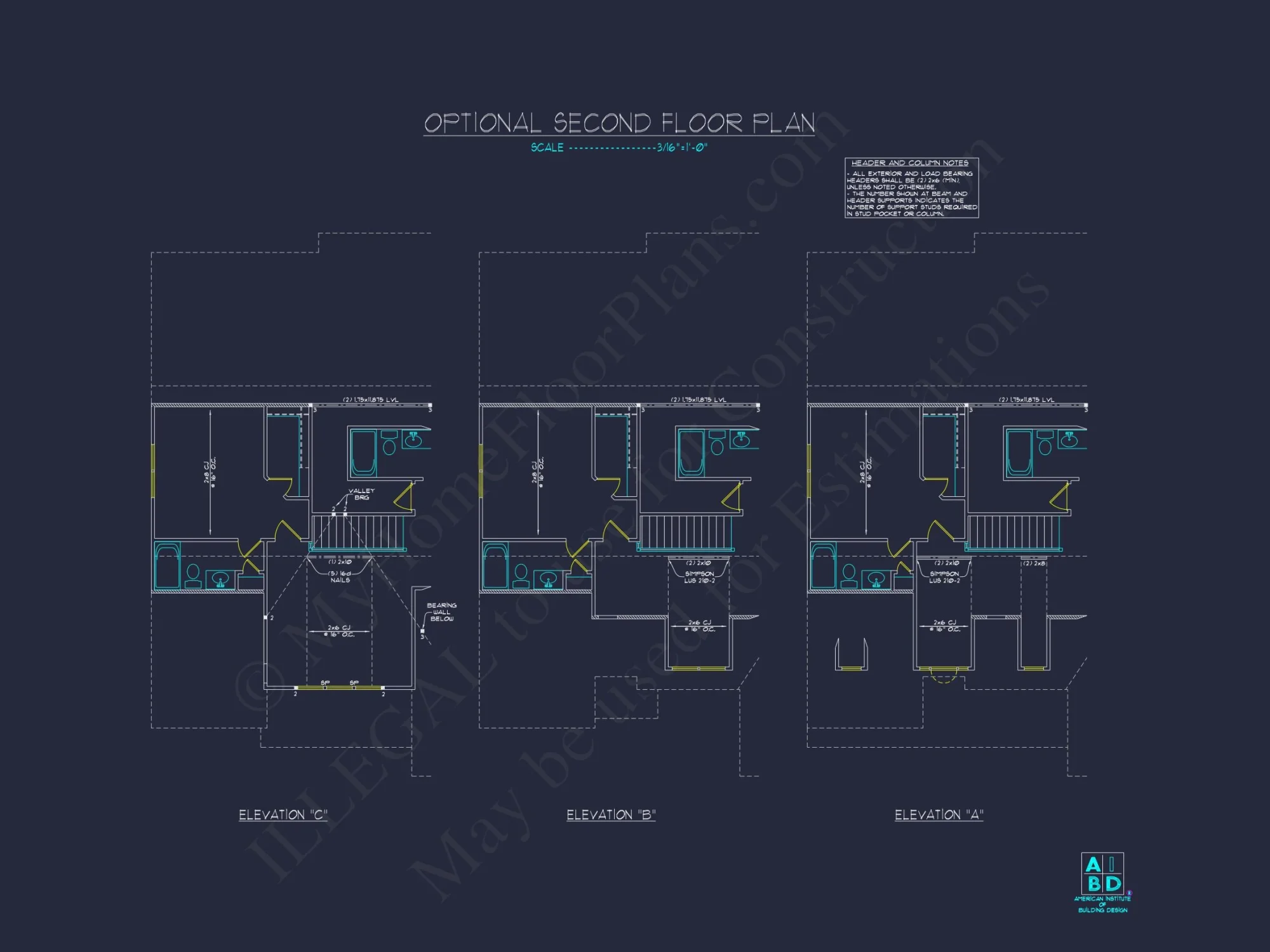 Craftsman house Floor Plan Design