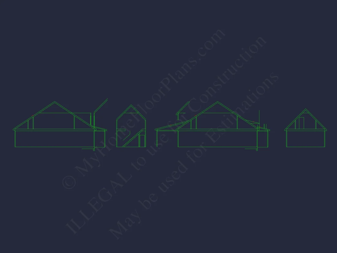 Craftsman house Floor Plan Design