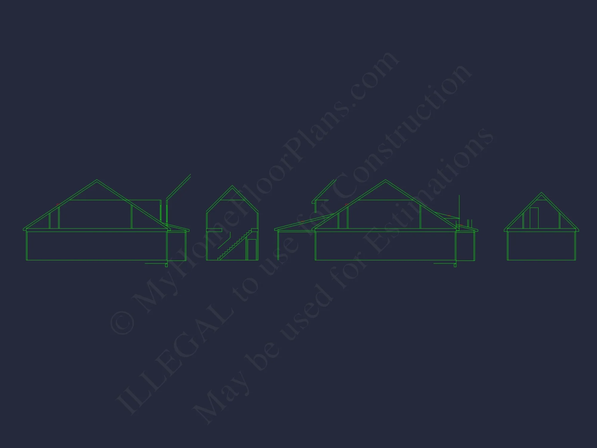 Craftsman house Floor Plan Design
