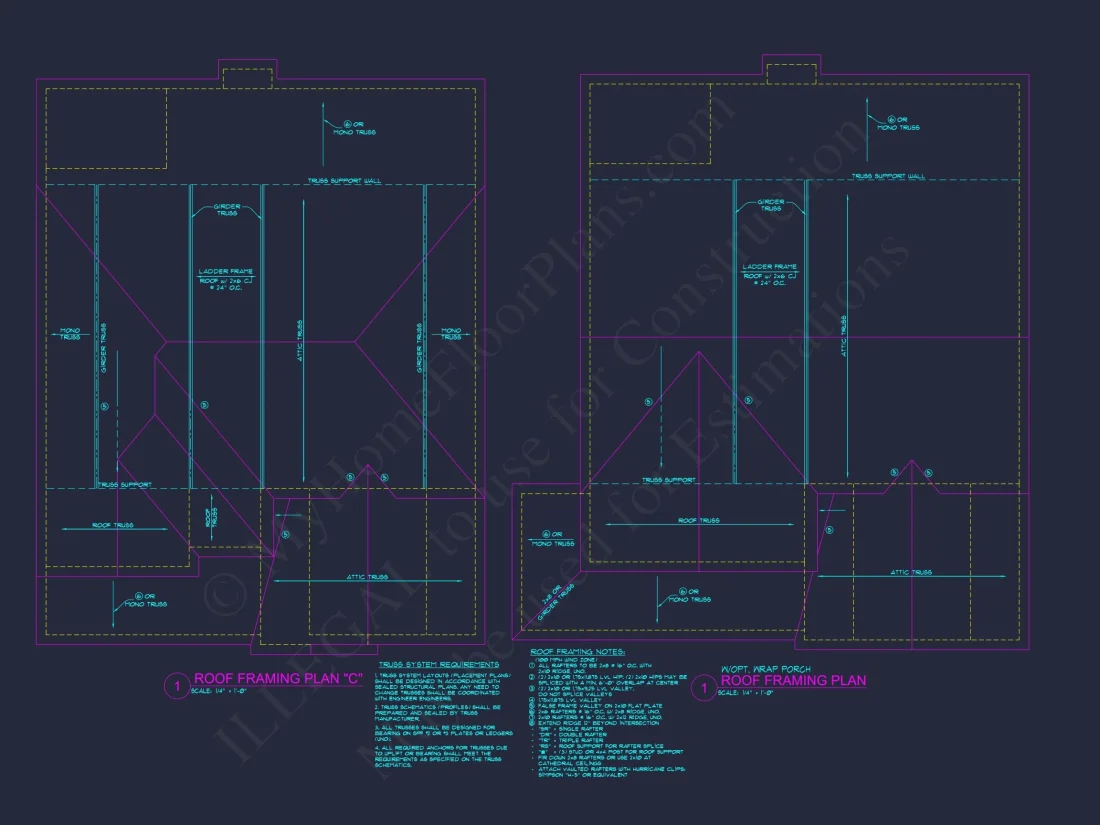 house Plan Blueprint: Large Architecture Designs w/ CAD