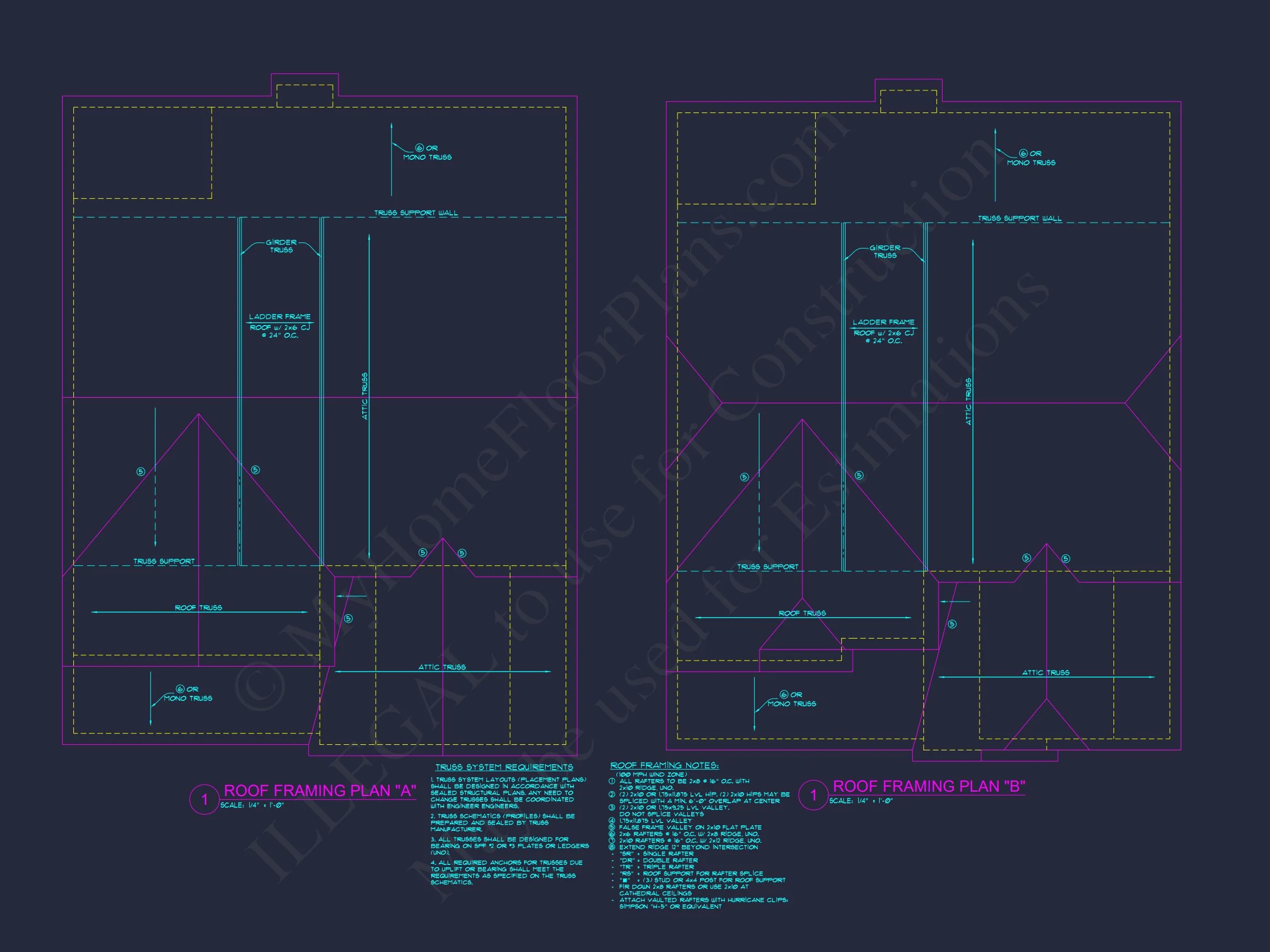 house Plan Blueprint: Large Architecture Designs w/ CAD