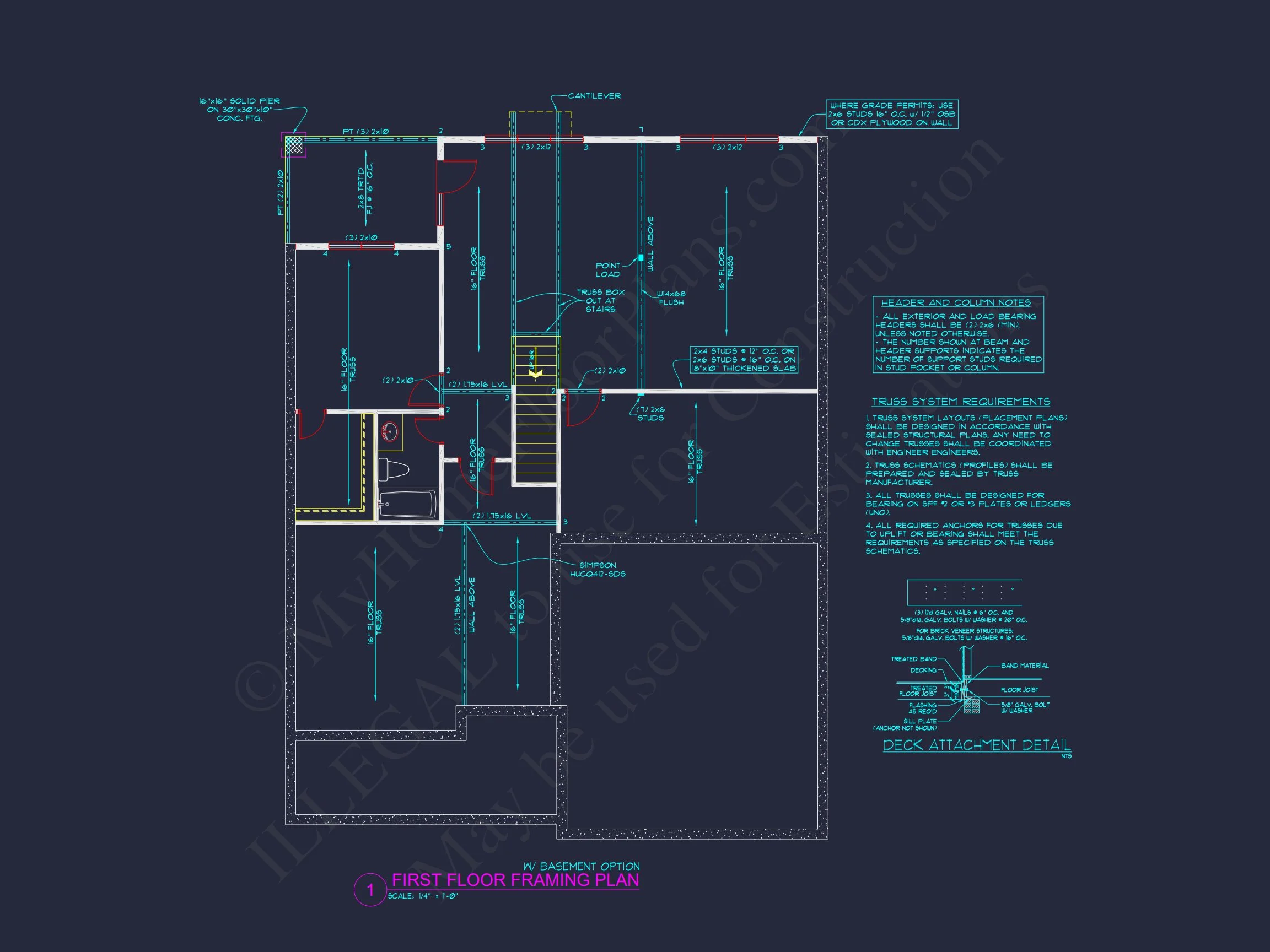 house Plan Blueprint: Large Architecture Designs w/ CAD