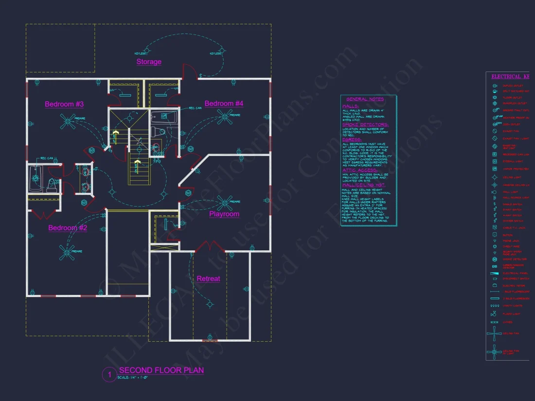 house Plan Blueprint: Large Architecture Designs w/ CAD