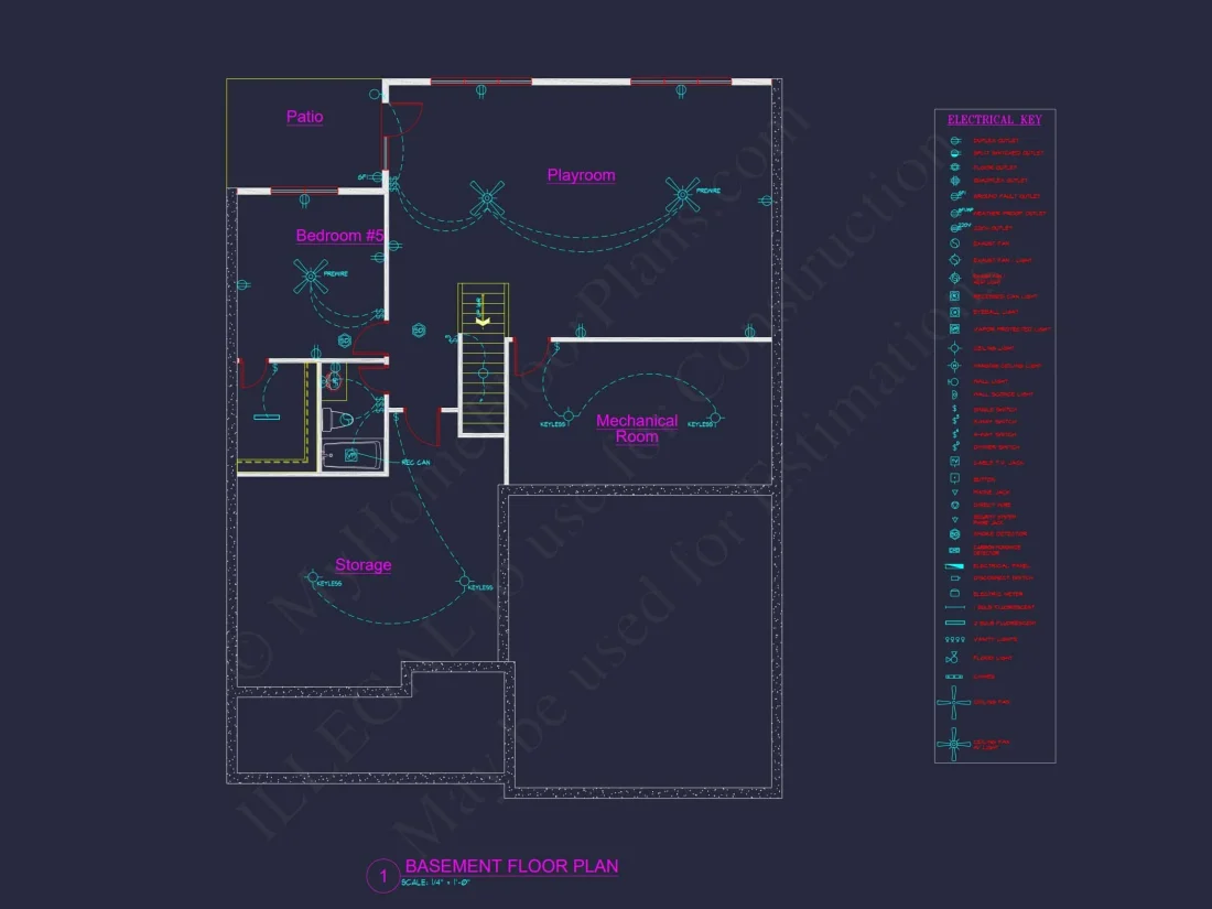 house Plan Blueprint: Large Architecture Designs w/ CAD