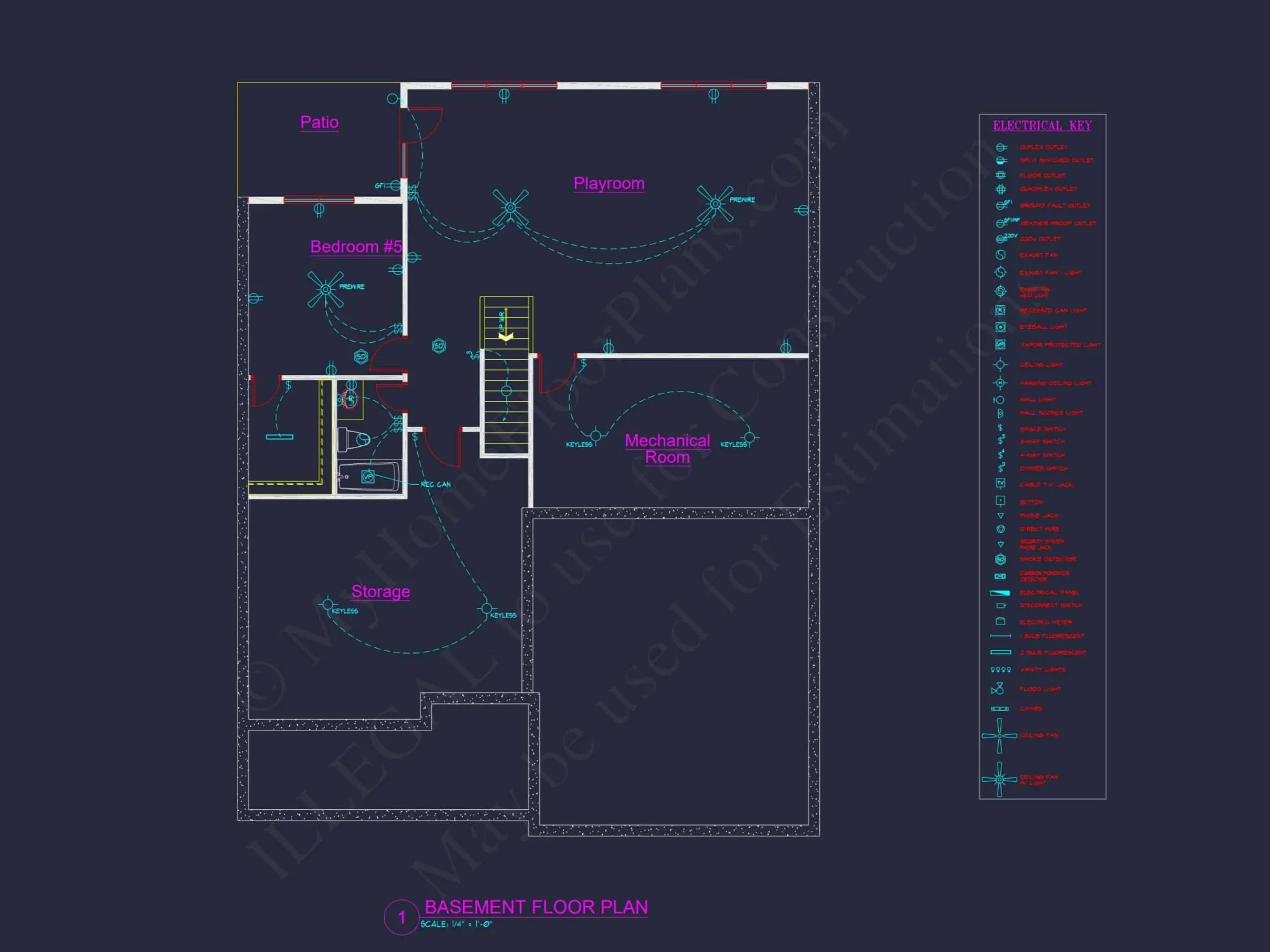 house Plan Blueprint: Large Architecture Designs w/ CAD