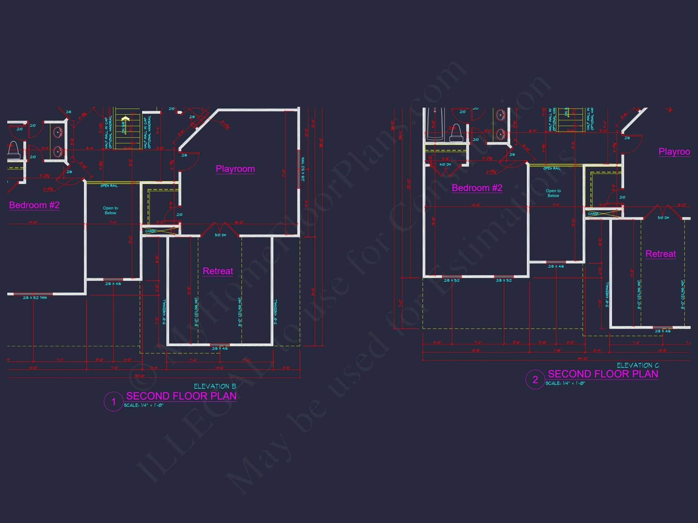 house Plan Blueprint: Large Architecture Designs w/ CAD