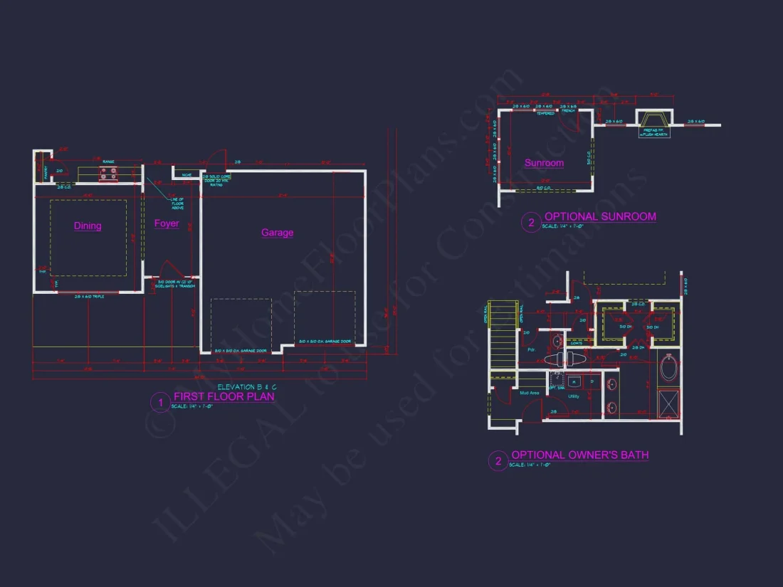 house Plan Blueprint: Large Architecture Designs w/ CAD