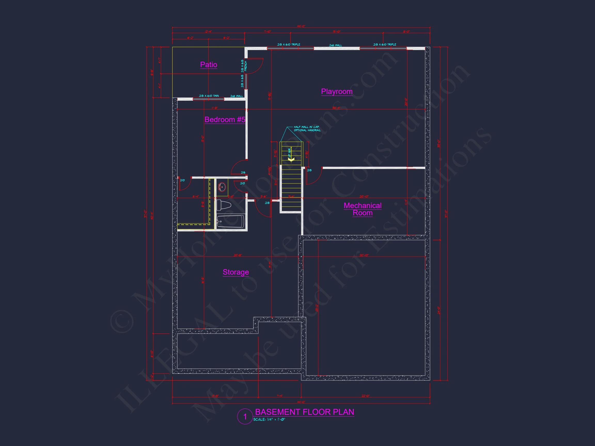house Plan Blueprint: Large Architecture Designs w/ CAD