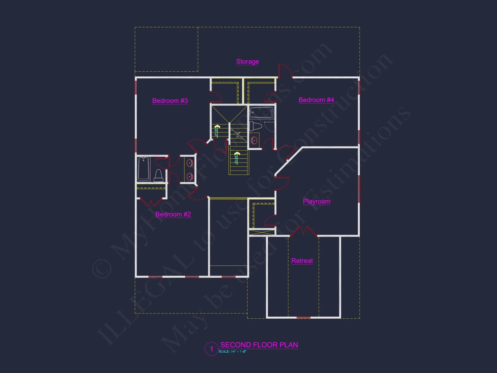house Plan Blueprint: Large Architecture Designs w/ CAD