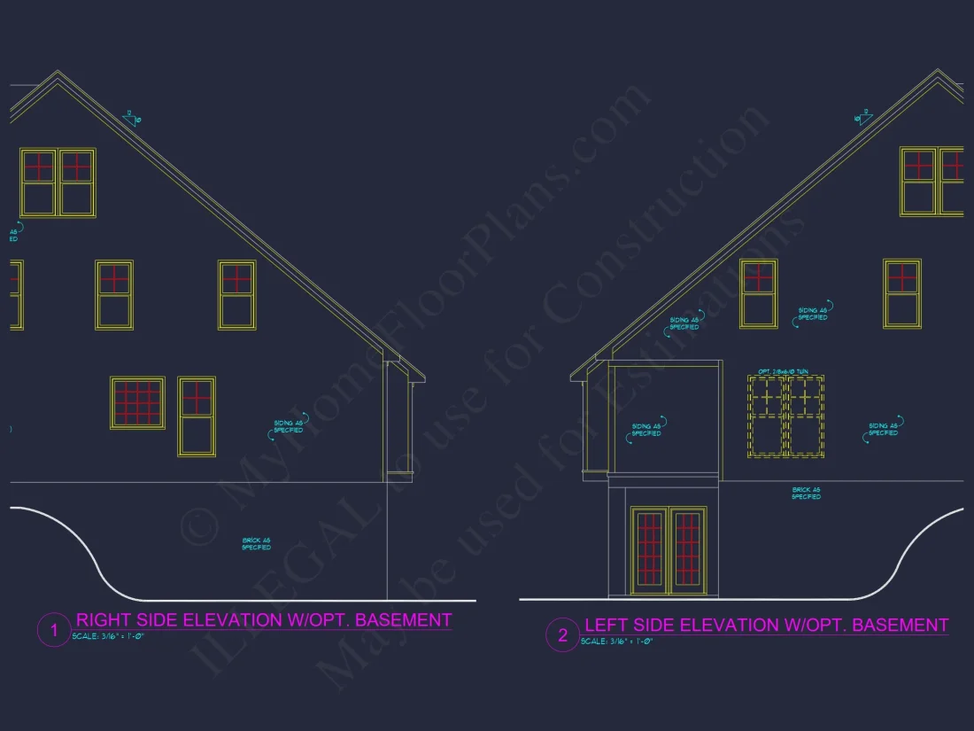 house Plan Blueprint: Large Architecture Designs w/ CAD