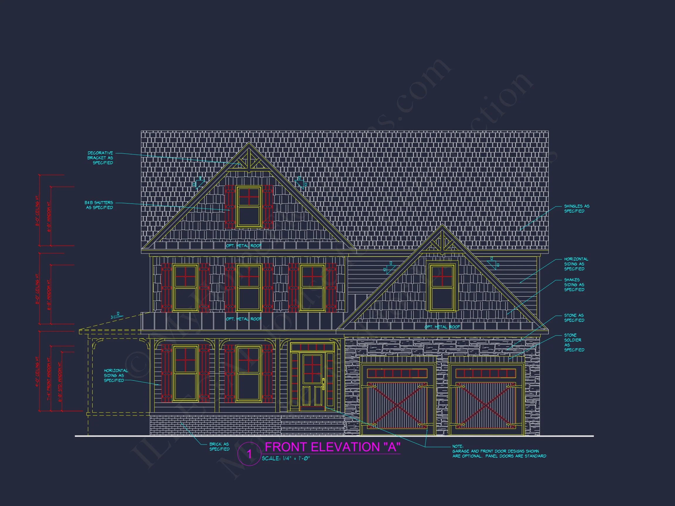 house Plan Blueprint: Large Architecture Designs w/ CAD