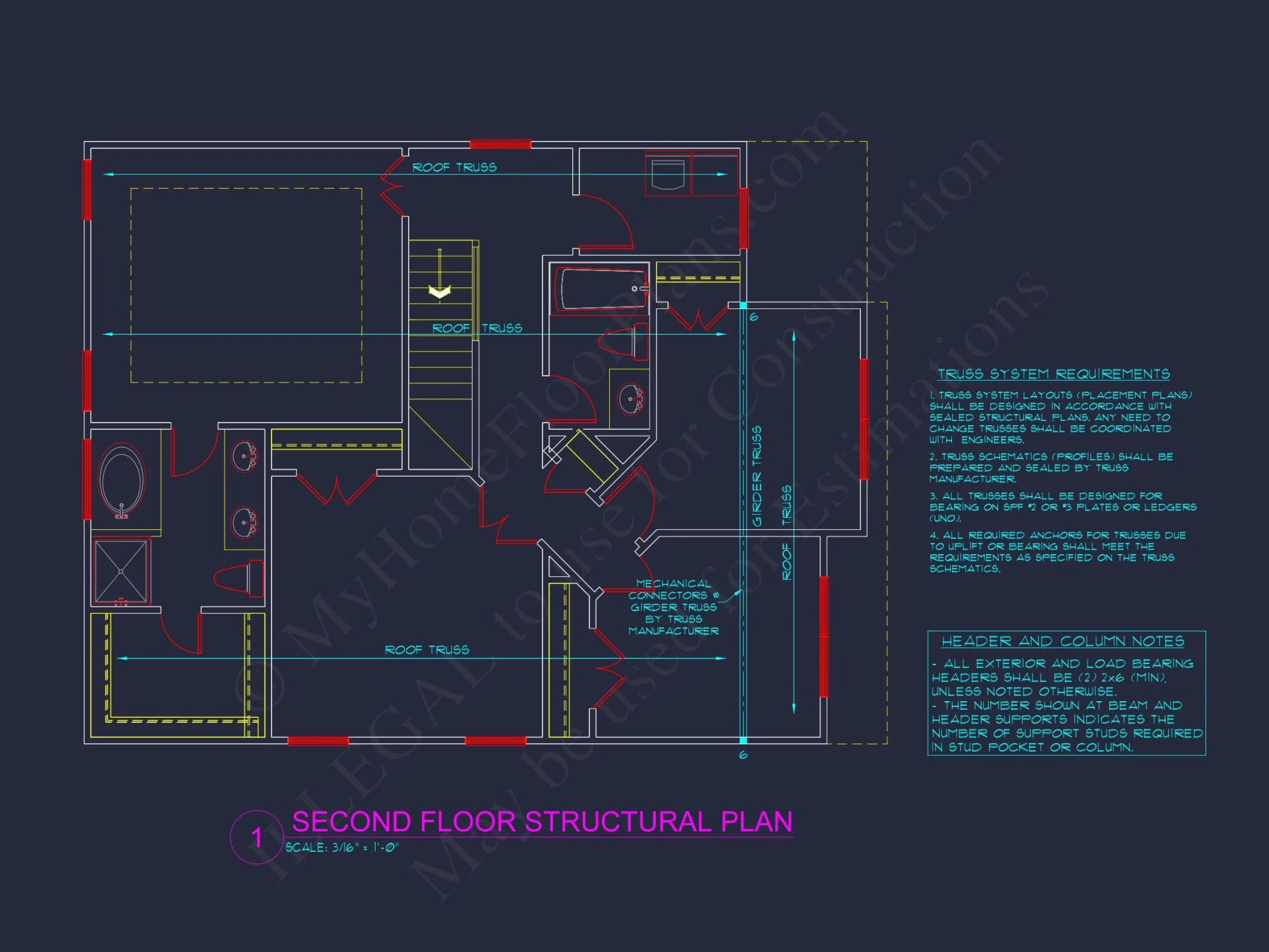 Modern Suburban house Plan with Spacious Floor Design