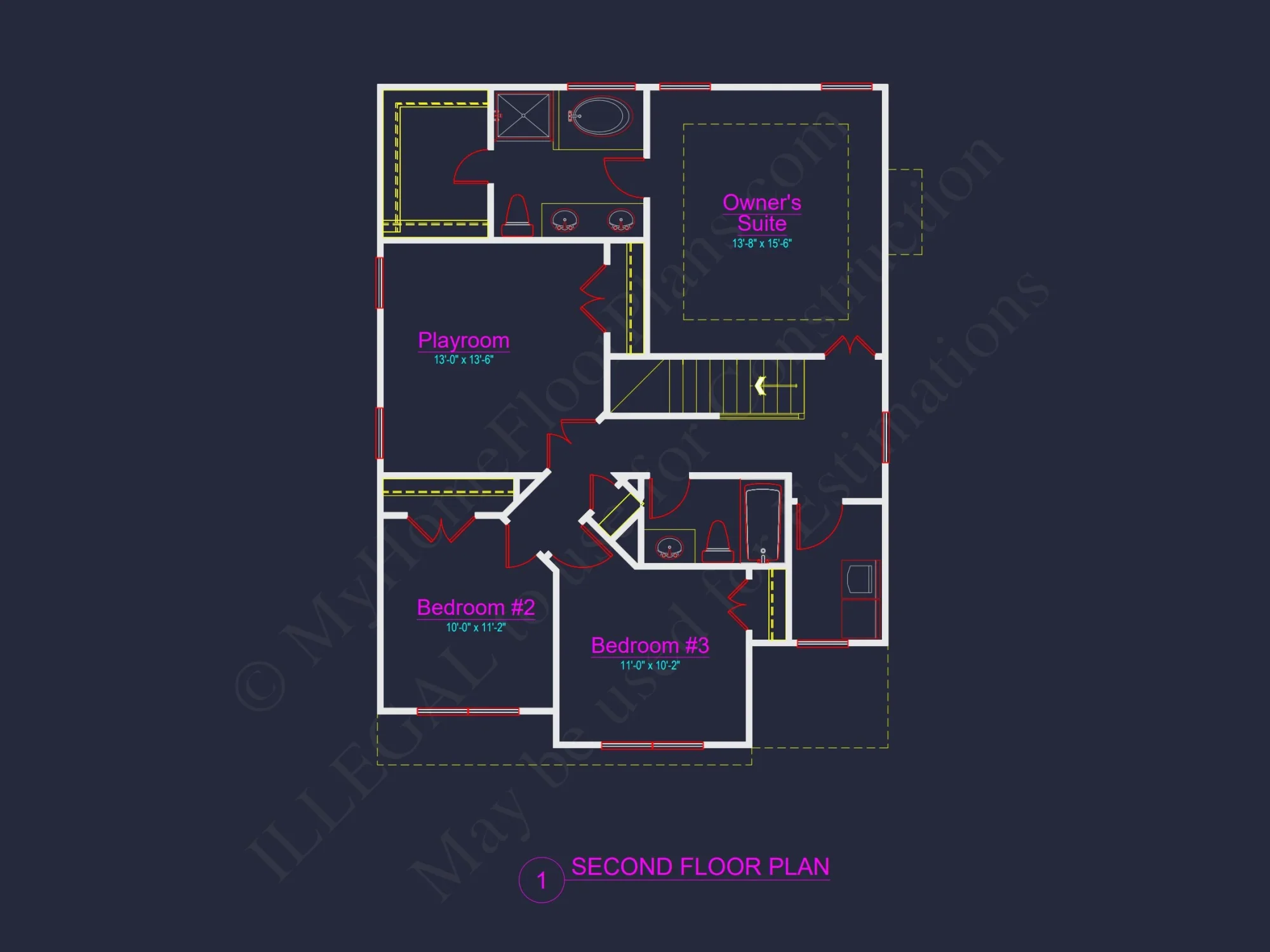 Modern Suburban house Plan with Spacious Floor Design