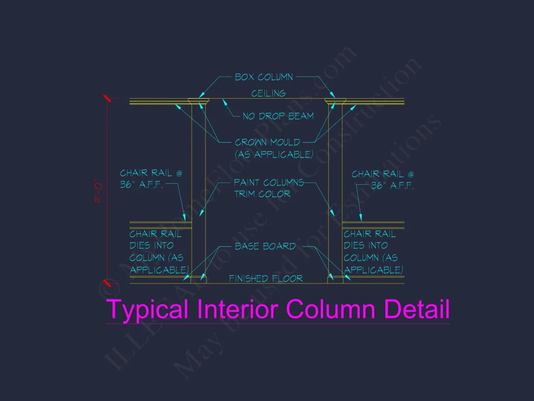 Modern Craftsman house Plan & CAD Architecture Blueprint