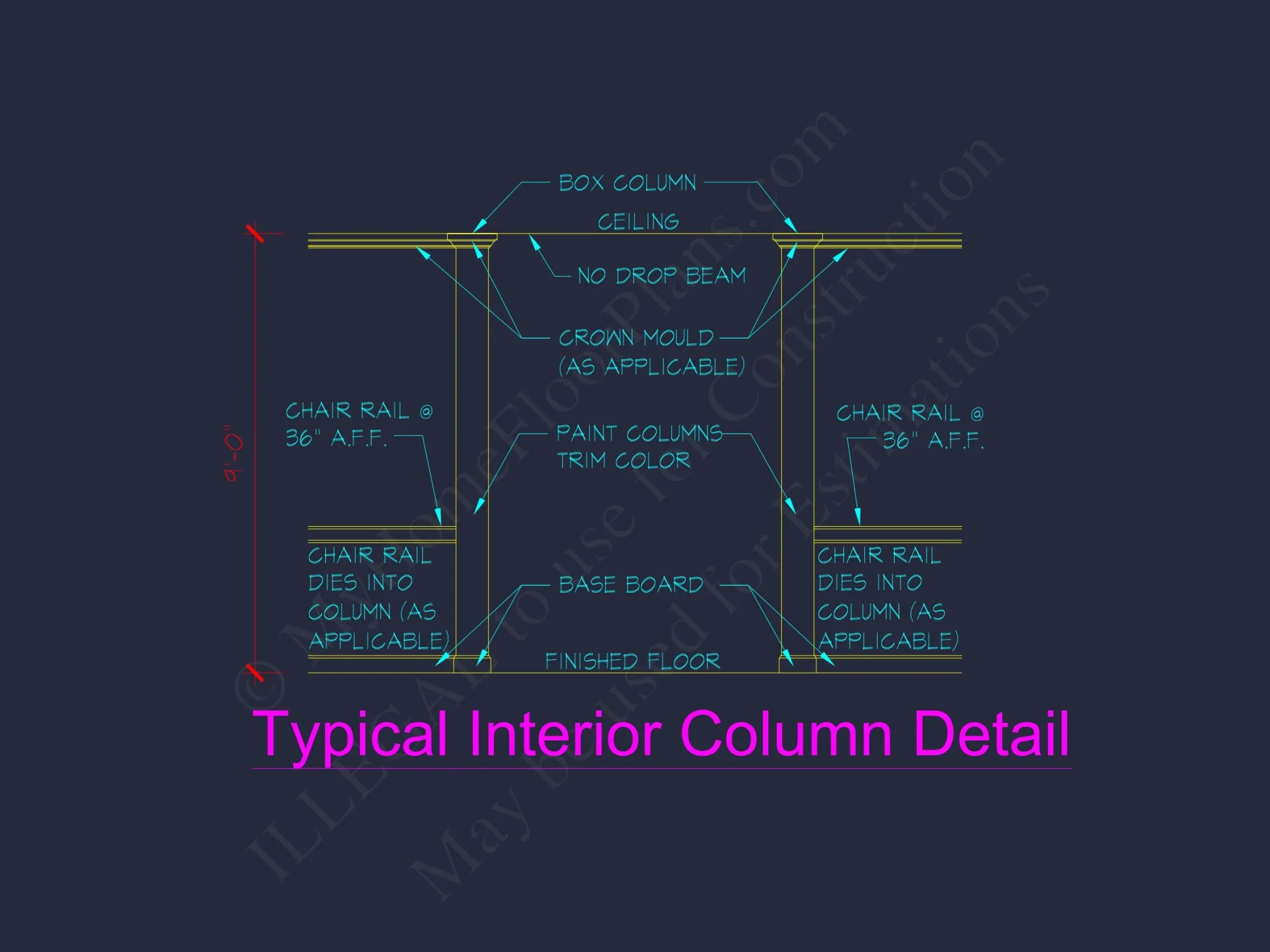 Modern Craftsman house Plan & CAD Architecture Blueprint