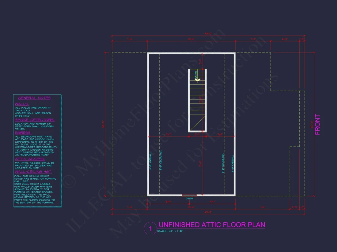 Modern Craftsman house Plan & CAD Architecture Blueprint
