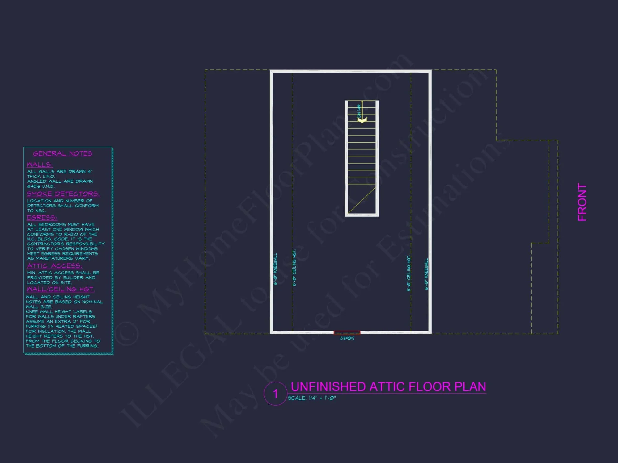 Modern Craftsman house Plan & CAD Architecture Blueprint