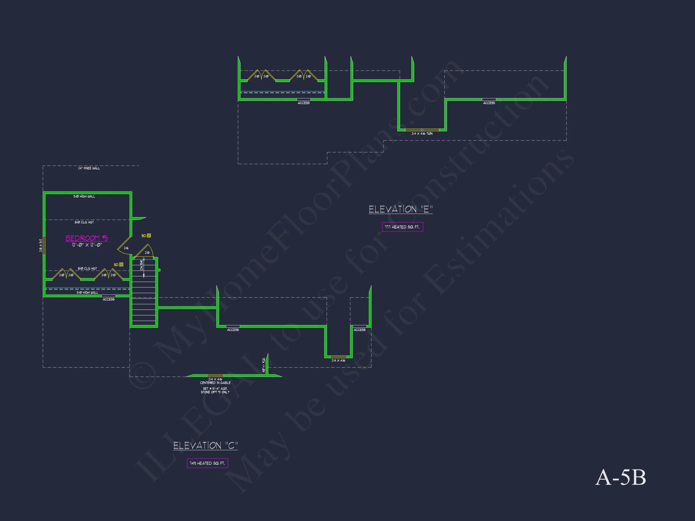 Modern Craftsman house Plan with Spacious Floor Design and CAD Blueprint