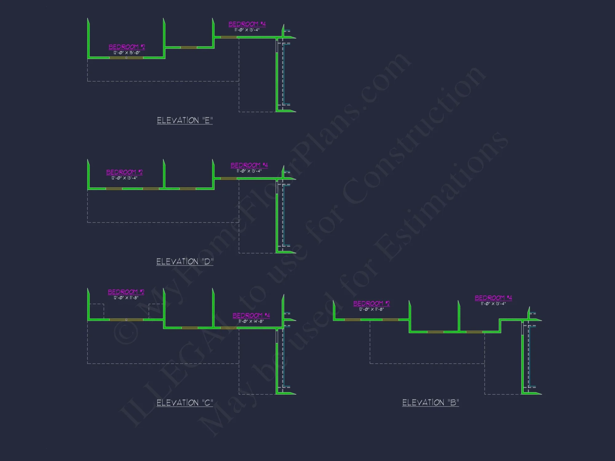 Modern Craftsman house Plan with Spacious Floor Design and CAD Blueprint