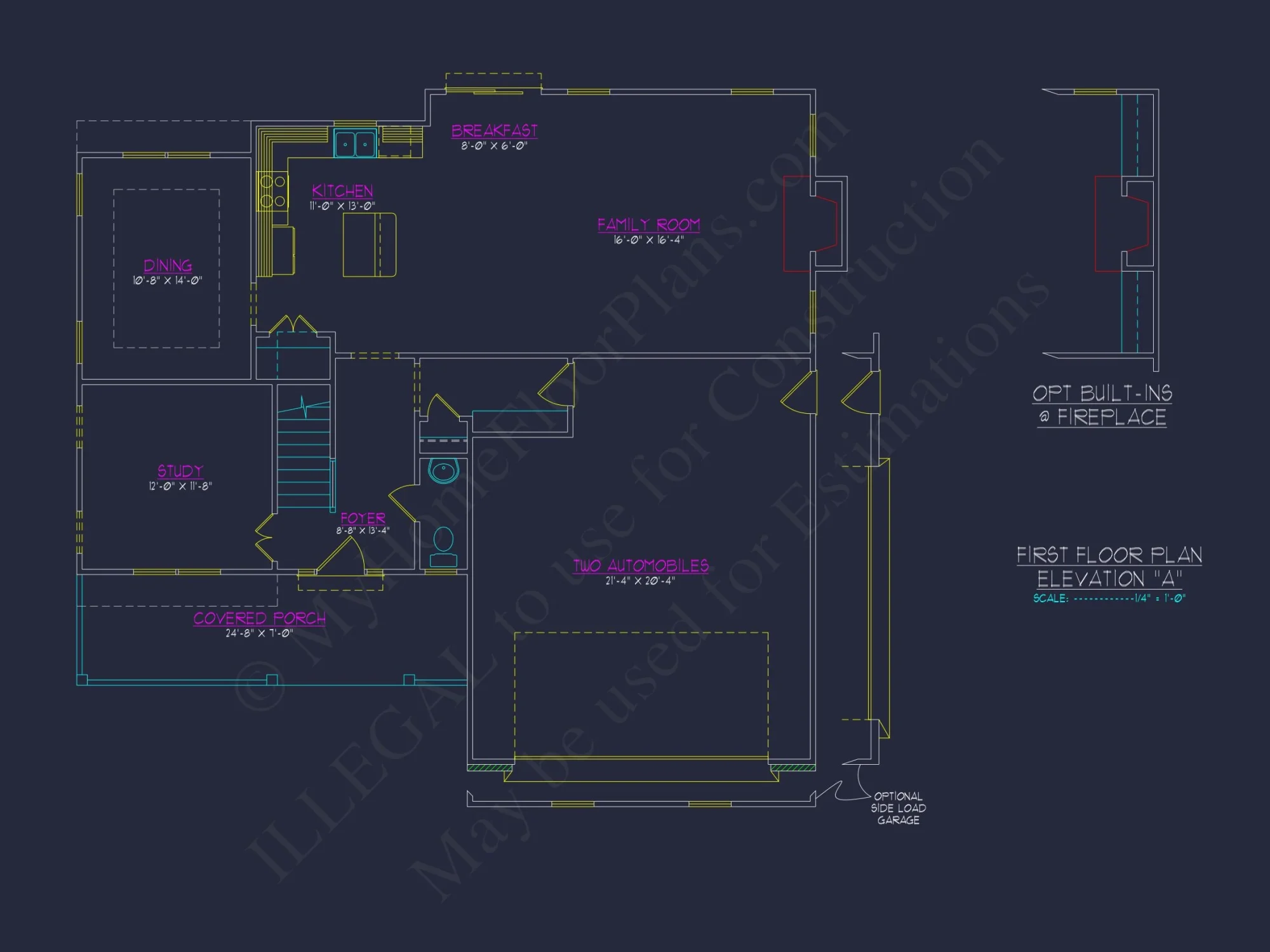 Modern Craftsman house Plan with Spacious Floor Design and CAD Blueprint