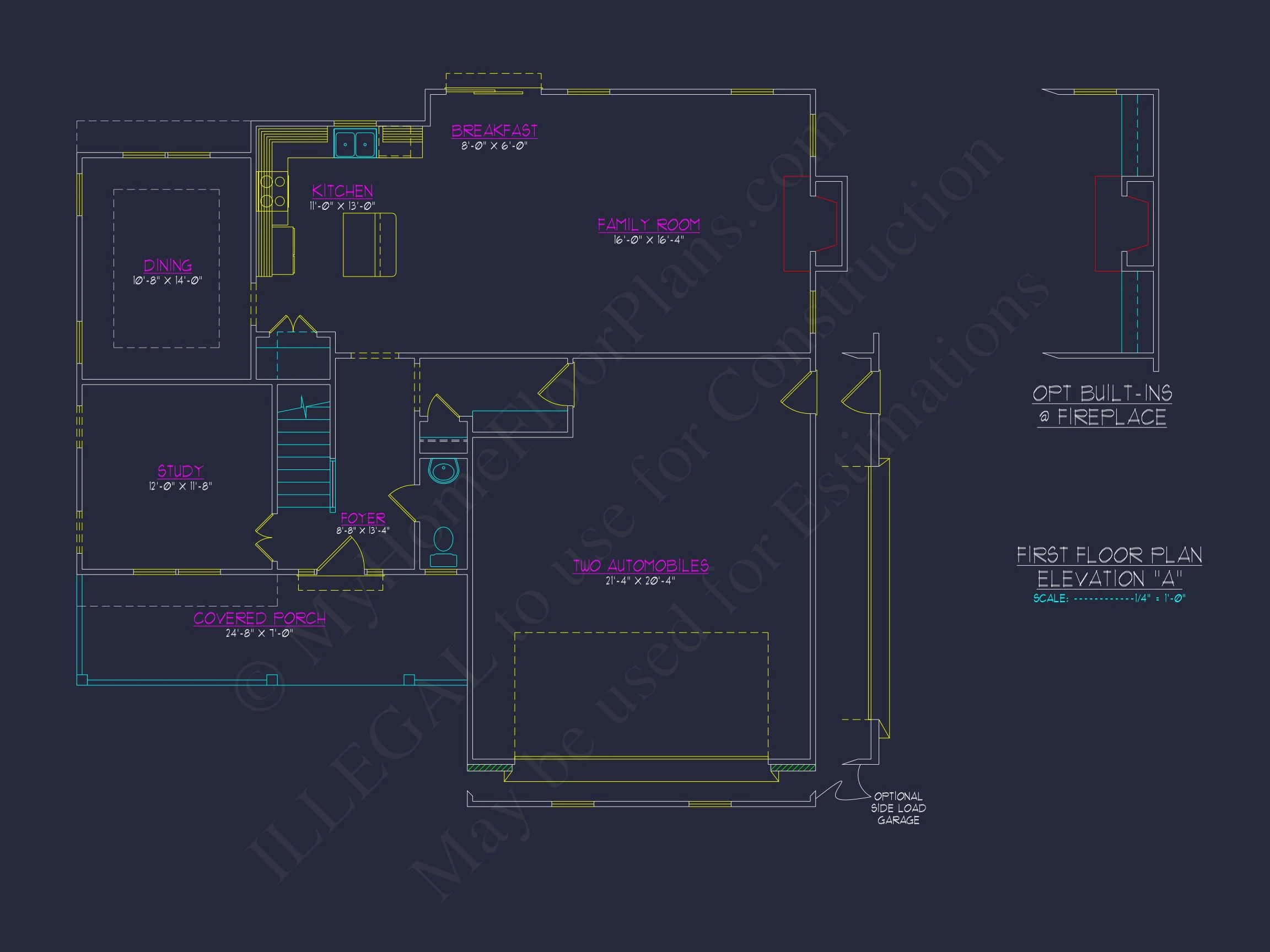 Modern Craftsman house Plan with Spacious Floor Design and CAD Blueprint