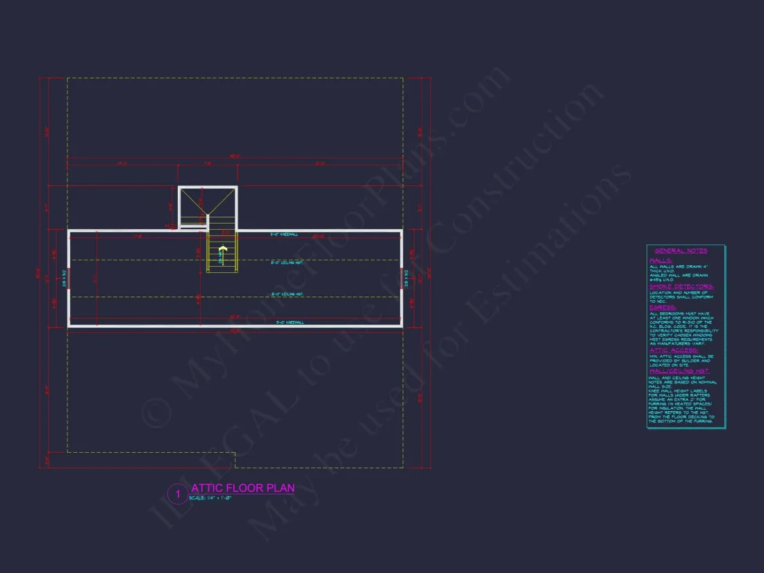 Modern house Plan with 4 Bedrooms, CAD Designs & Blueprint