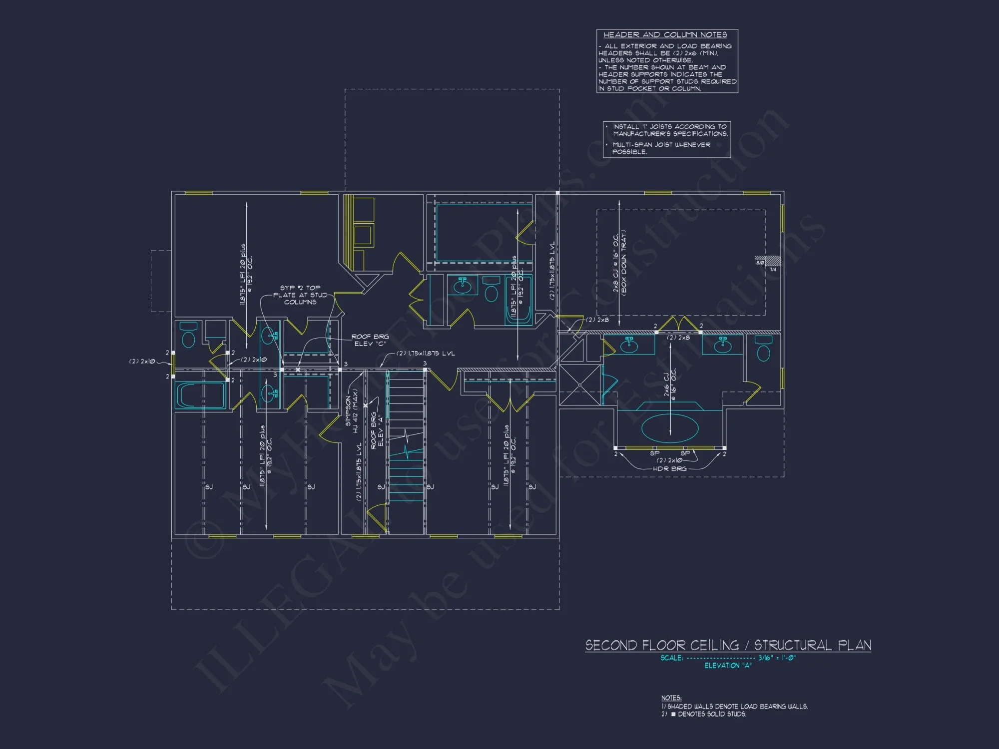 house Design Blueprint with Floor Plans and Architectural CAD