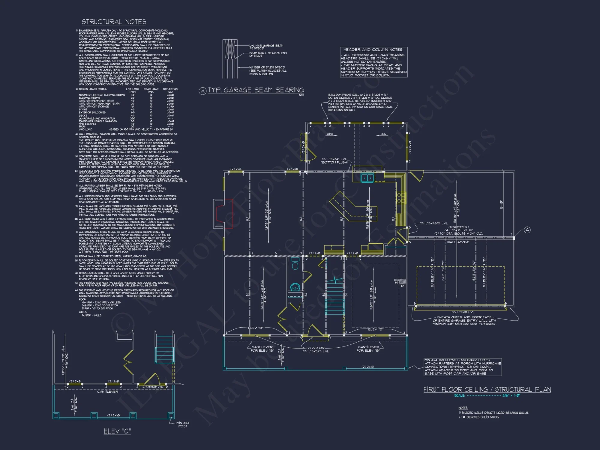 house Design Blueprint with Floor Plans and Architectural CAD