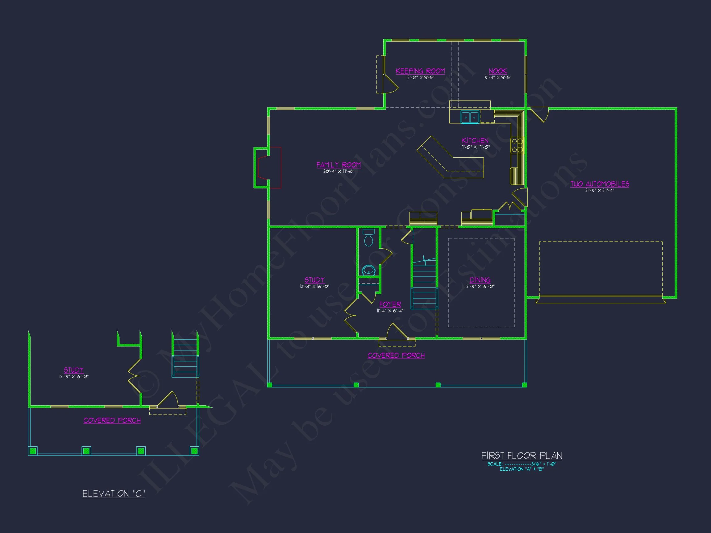 10-1492 HOUSE PLAN - House Design Blueprint with Floor Plans and Architectural CAD 7 house Design Blueprint with Floor Plans and Architectural CAD
