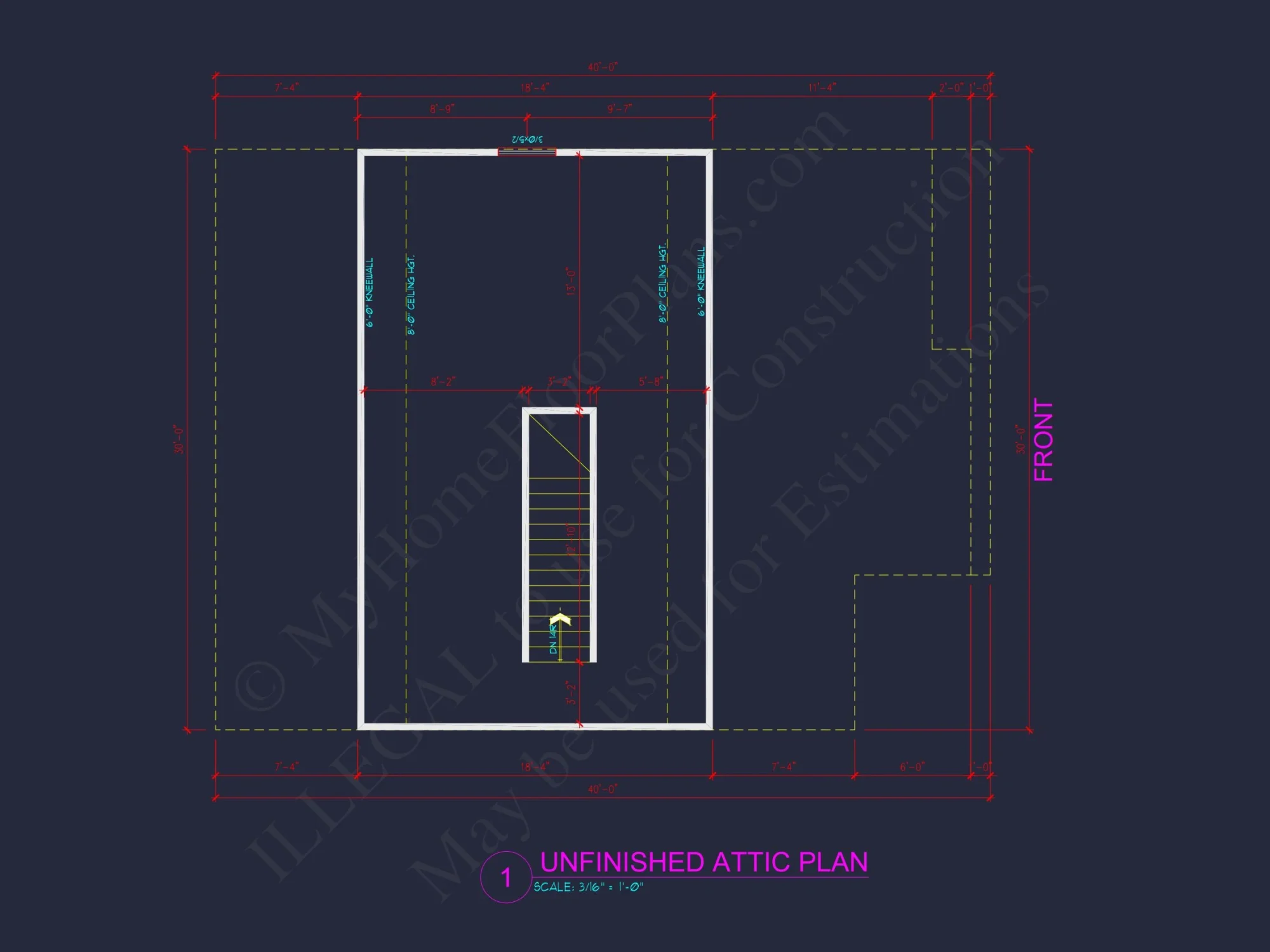 Traditional Craftsman house Plan - CAD Floor Plan & Designs