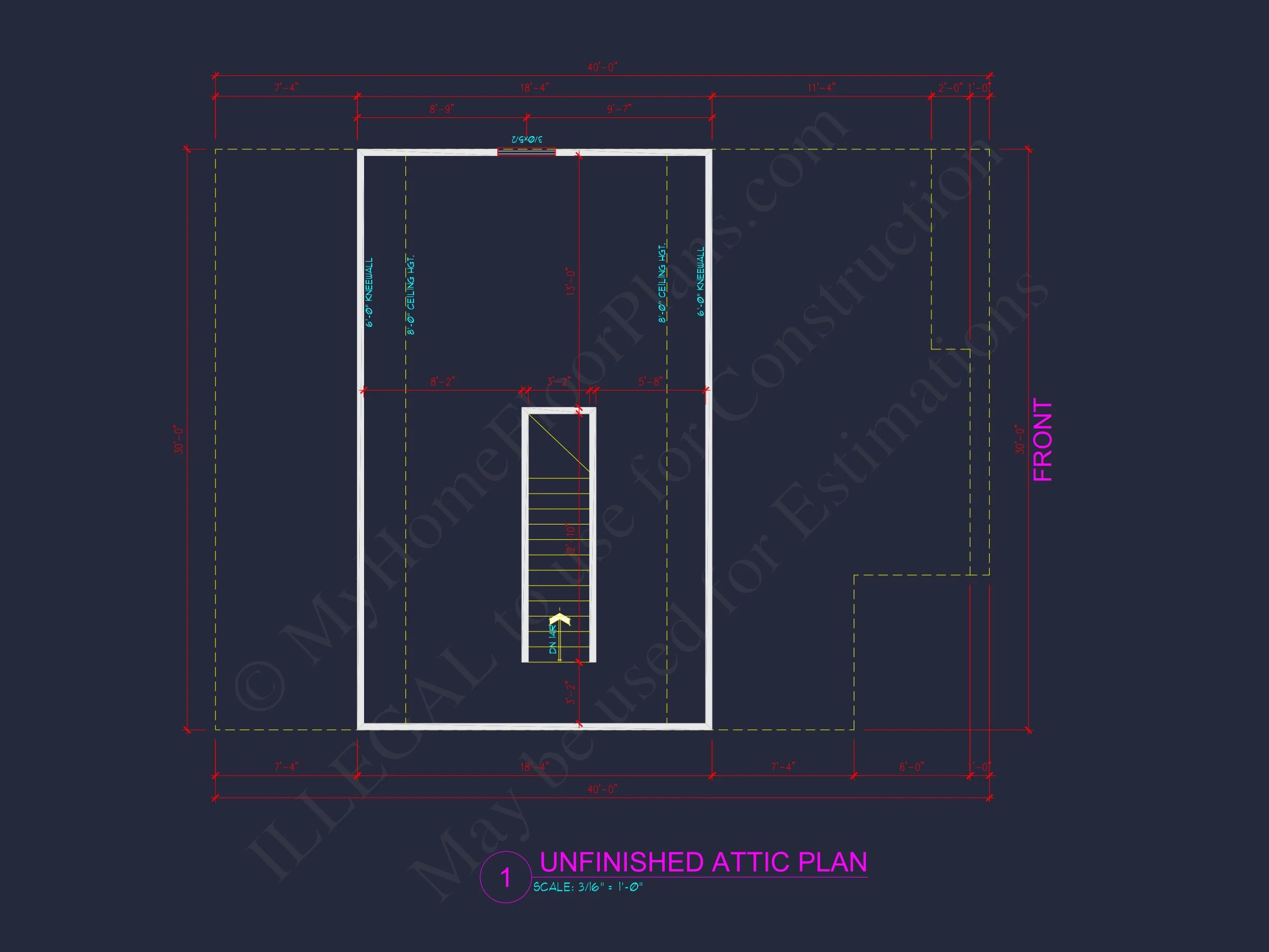 Traditional Craftsman house Plan - CAD Floor Plan & Designs