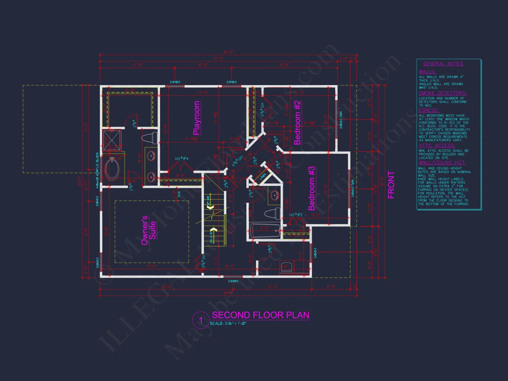 Traditional Craftsman house Plan - CAD Floor Plan & Designs
