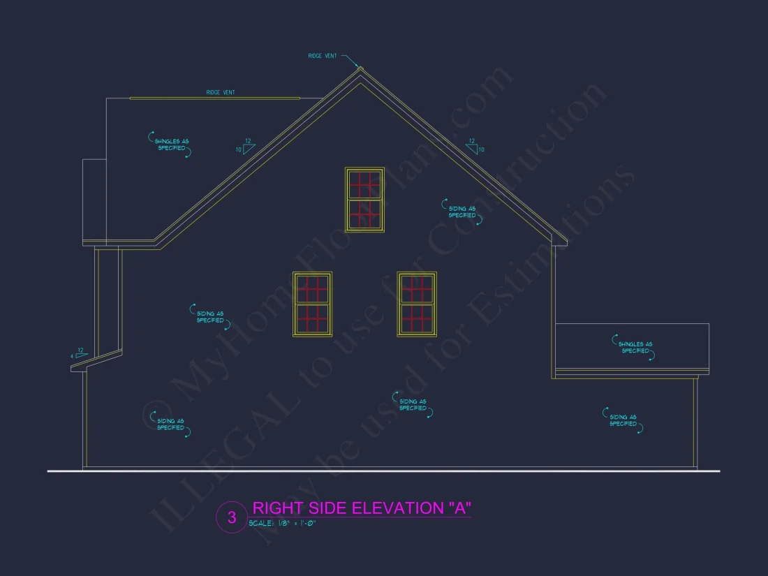 Traditional Craftsman house Plan - CAD Floor Plan & Designs