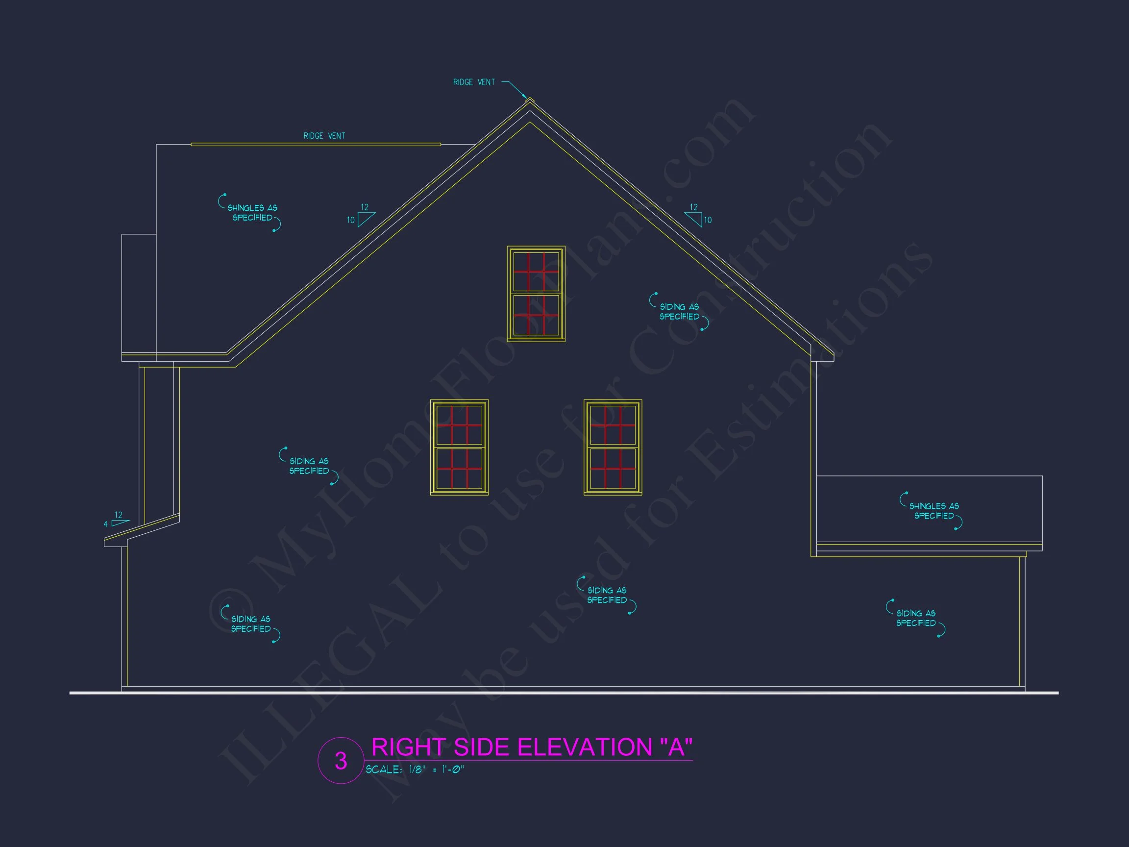 Traditional Craftsman house Plan - CAD Floor Plan & Designs